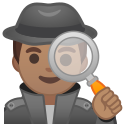 Android Pie; U+1F575 U+1F3FD U+200D U+2642 U+FE0F; Emoji