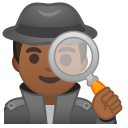 Android Pie; U+1F575 U+1F3FE U+200D U+2642 U+FE0F; Emoji
