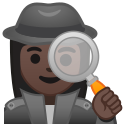Android Pie; U+1F575 U+1F3FF U+200D U+2640 U+FE0F; Emoji