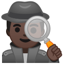 Android Pie; U+1F575 U+1F3FF U+200D U+2642 U+FE0F; Emoji