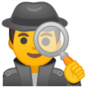 Android Pie; U+1F575 U+FE0F U+200D U+2642 U+FE0F; Emoji