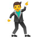 Android Pie; U+1F57A; Emoji