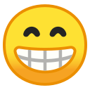 Android Pie; U+1F601; Emoji