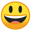 Android Pie; U+1F603; Emoji