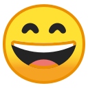 😄 grinsendes Gesicht mit lachenden Augen-Emoji