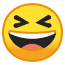 Android Pie; U+1F606; Emoji