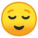 Android Pie; U+1F60C; Emoji