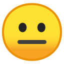 Android Pie; U+1F610; Emoji