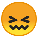 Android Pie; U+1F616; Emoji