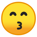 Android Pie; U+1F619; Emoji