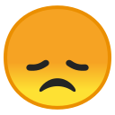 Android Pie; U+1F61E; Emoji