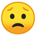 Android Pie; U+1F61F; Emoji
