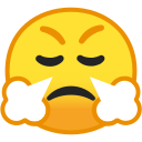 Android Pie; U+1F624; Emoji