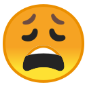 Android Pie; U+1F629; Emoji