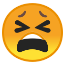 Android Pie; U+1F62B; Emoji