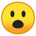 Android Pie; U+1F62E; Emoji