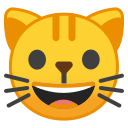 Android Pie; U+1F63A; Emoji