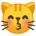 Android Pie; U+1F63D; Emoji