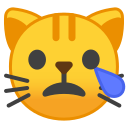 Android Pie; U+1F63F; Emoji