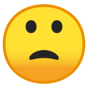 Android Pie; U+1F641; Emoji