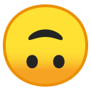 Android Pie; U+1F643; Emoji