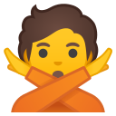 Android Pie; U+1F645; Emoji