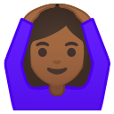 Android Pie; U+1F646 U+1F3FE U+200D U+2640 U+FE0F; Emoji