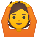 Android Pie; U+1F646; Emoji