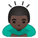 Android Pie; U+1F647 U+1F3FF U+200D U+2642 U+FE0F; Emoji