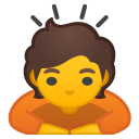 Android Pie; U+1F647; Emoji