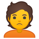 Android Pie; U+1F64E; Emoji