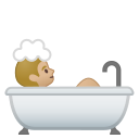 Android Pie; U+1F6C0 U+1F3FC; Emoji