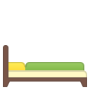 Android Pie; U+1F6CF U+FE0F; Emoji