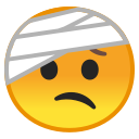 Android Pie; U+1F915; Emoji