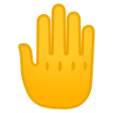 Android Pie; U+1F91A; Emoji
