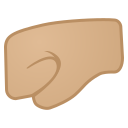 Android Pie; U+1F91B U+1F3FC; Emoji