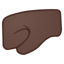 Android Pie; U+1F91B U+1F3FF; Emoji