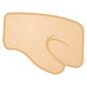 Android Pie; U+1F91C U+1F3FB; Emoji