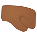 Android Pie; U+1F91C U+1F3FE; Emoji