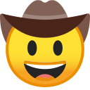 Android Pie; U+1F920; Emoji