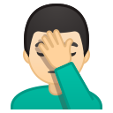 Android Pie; U+1F926 U+1F3FB U+200D U+2642 U+FE0F; Emoji