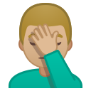 Android Pie; U+1F926 U+1F3FC U+200D U+2642 U+FE0F; Emoji
