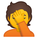 Android Pie; U+1F926; Emoji
