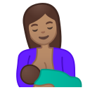 Android Pie; U+1F931 U+1F3FD; Allaiter: Peau 3 Emoji