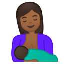 Android Pie; U+1F931 U+1F3FE; Stillende Mutter: Hauttyp 5 Emoji