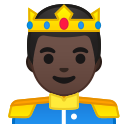 Android Pie; U+1F934 U+1F3FF; Emoji