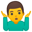 Android Pie; U+1F937 U+200D U+2642 U+FE0F; Emoji