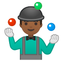 Android Pie; U+1F939 U+1F3FE U+200D U+2642 U+FE0F; Emoji