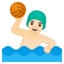 Android Pie; U+1F93D U+1F3FB U+200D U+2642 U+FE0F; Emoji
