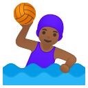 Android Pie; U+1F93D U+1F3FE U+200D U+2640 U+FE0F; Emoji